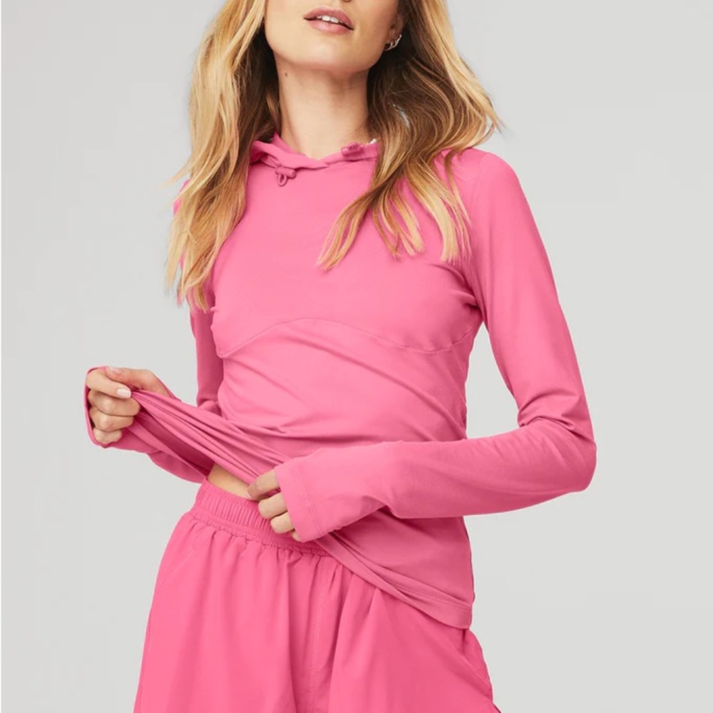 Alo Yoga hooded long sleeve
